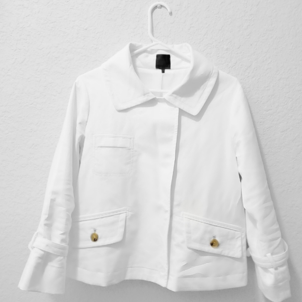 Premise White Blazer Coat